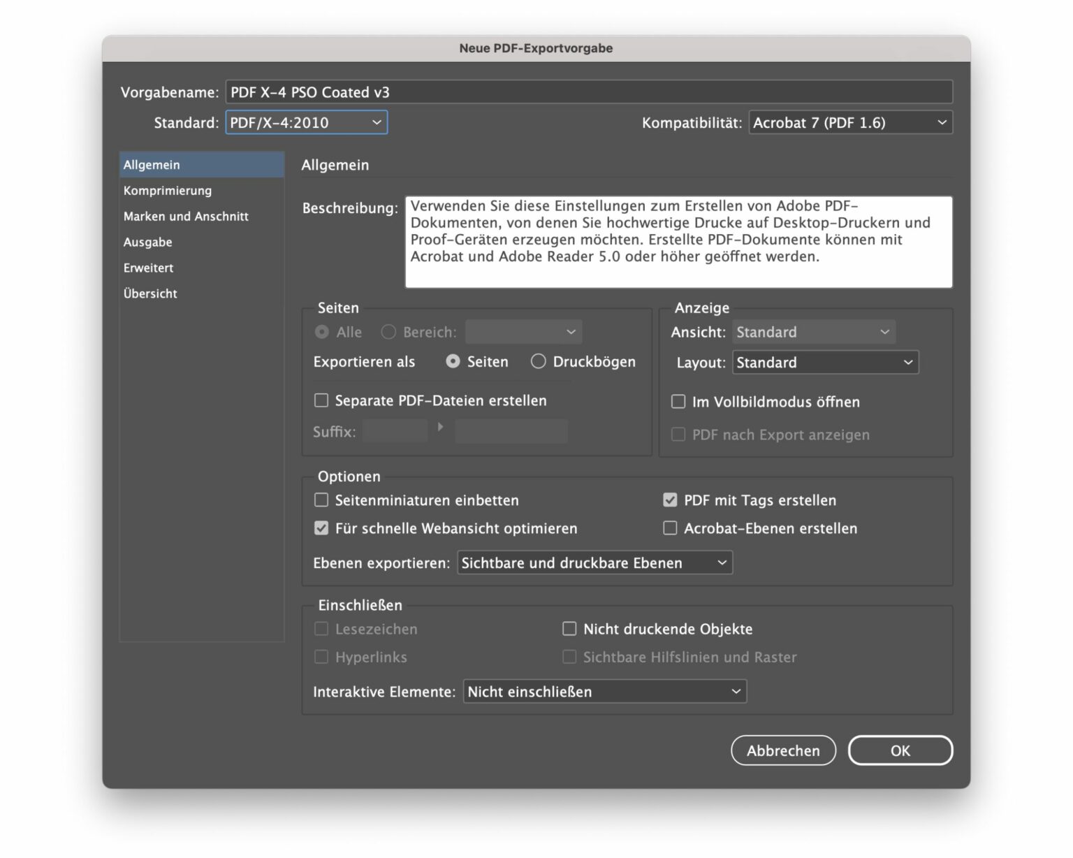 Druckfähiges PDF mit Adobe InDesign erstellen ☑️ Anleitung