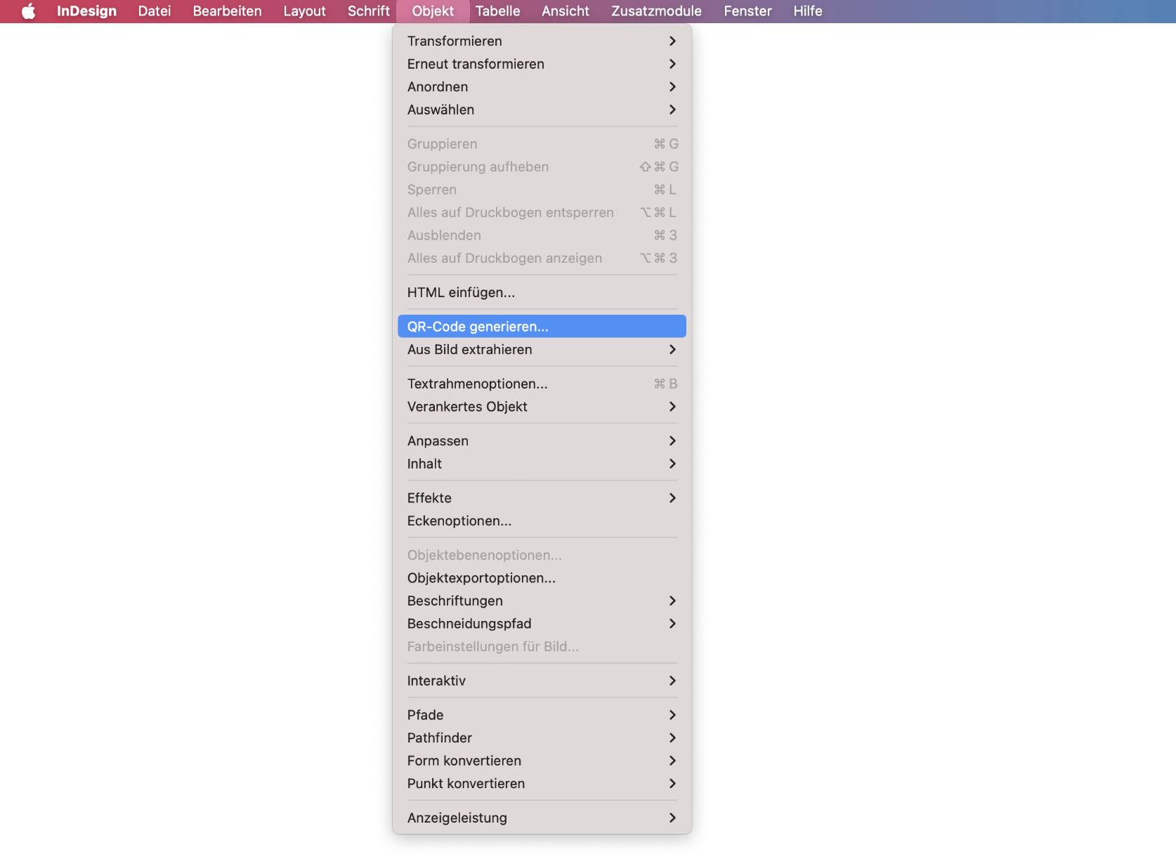 QR-Code in InDesign erstellen & bearbeiten ☑️ Anleitung